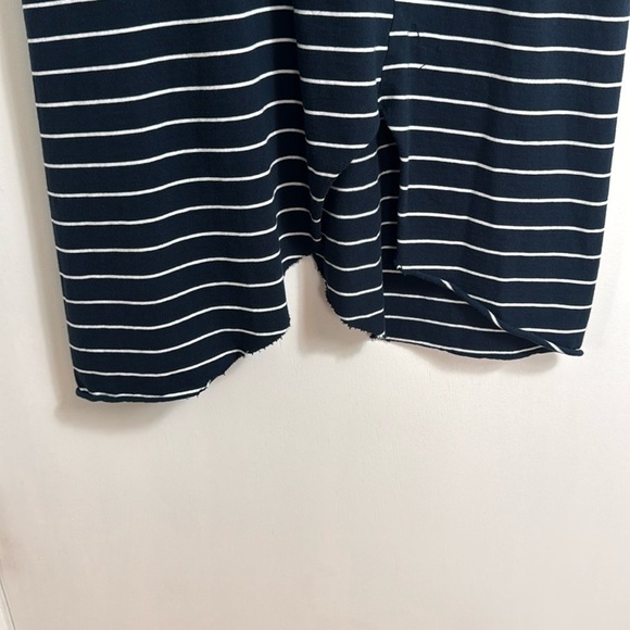 Frank & Eileen Easy Side Slit Tank Dress Blue and White Striped Size XS - Picture 5 of 12